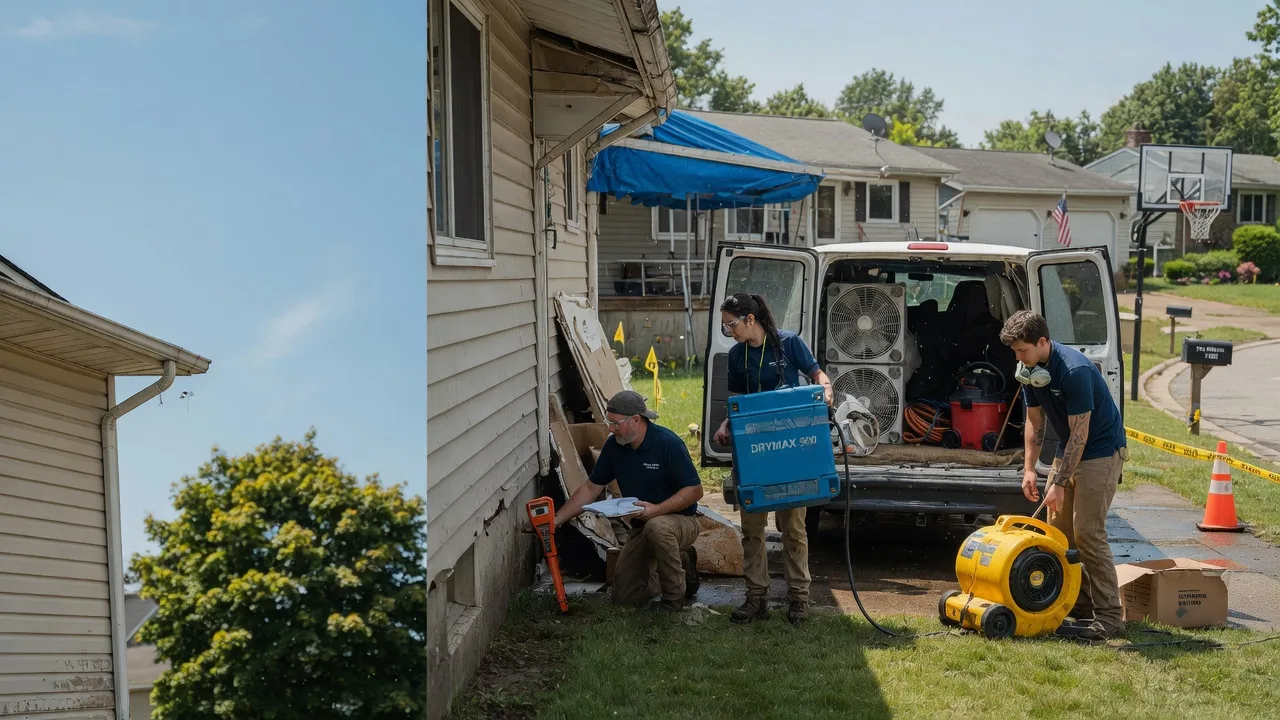 Ceiling Leak Cleanup in Spruce, MI near me