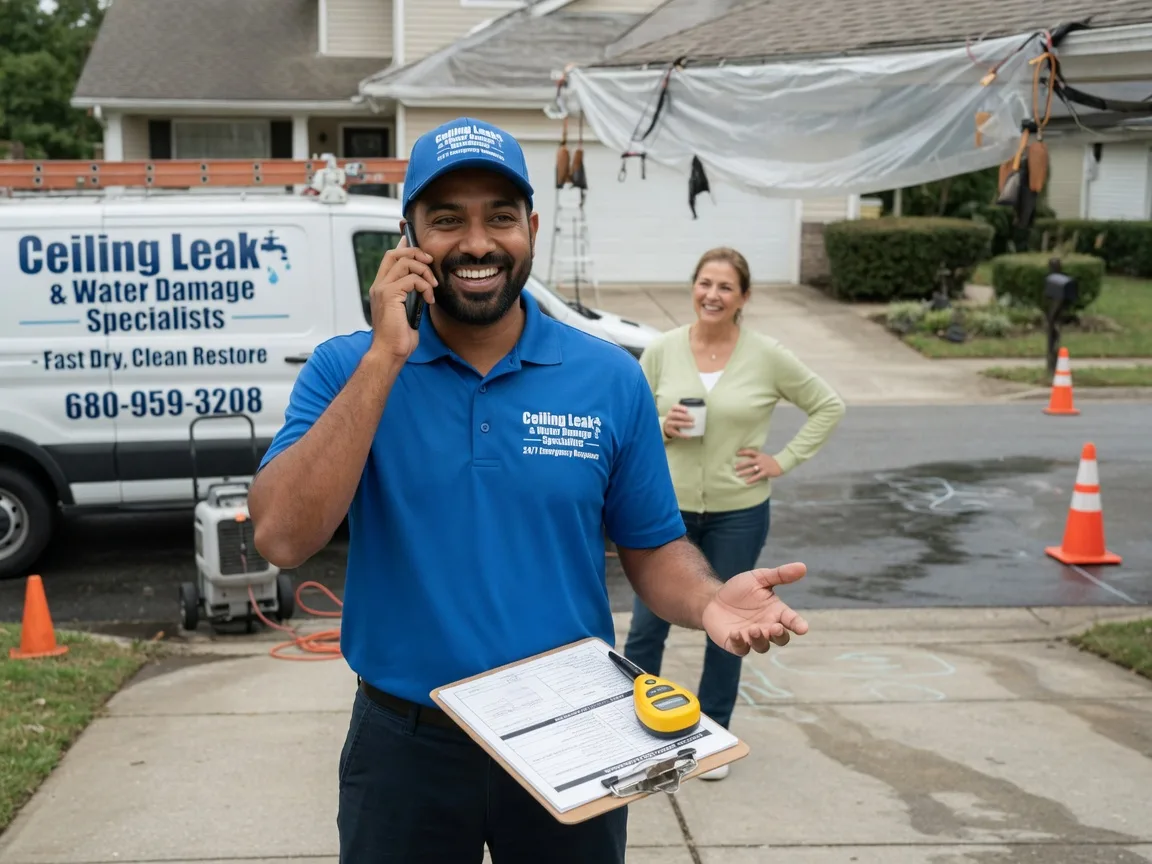 Ceiling Leak Cleanup Spruce, MI FAQs